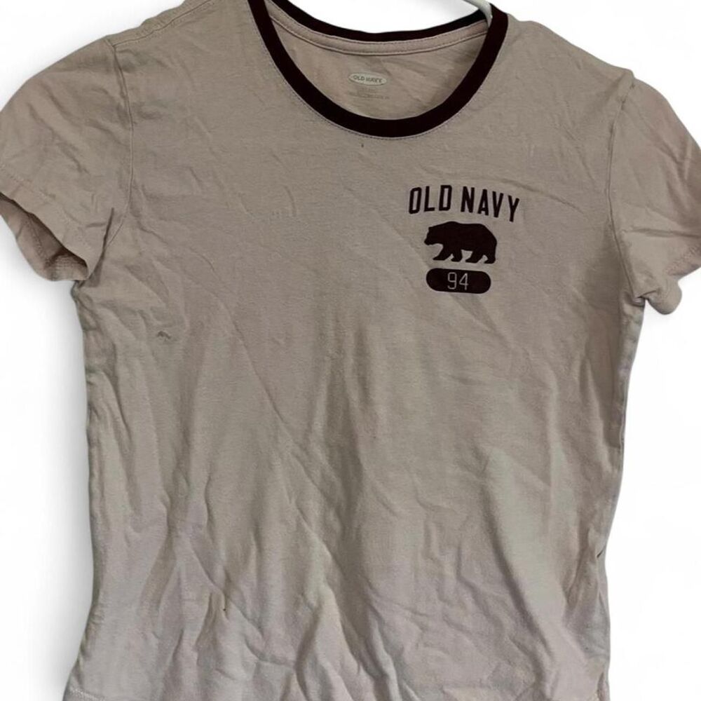 Old-navy Pink and Cream T-shirt